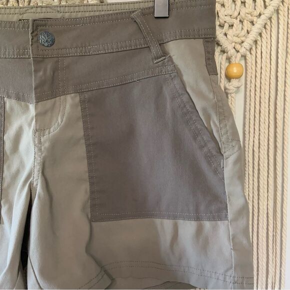 PRANA Women’s Asha Two Tone Water Resistant Quick Dry Shorts Size 6 - Picture 2 of 10